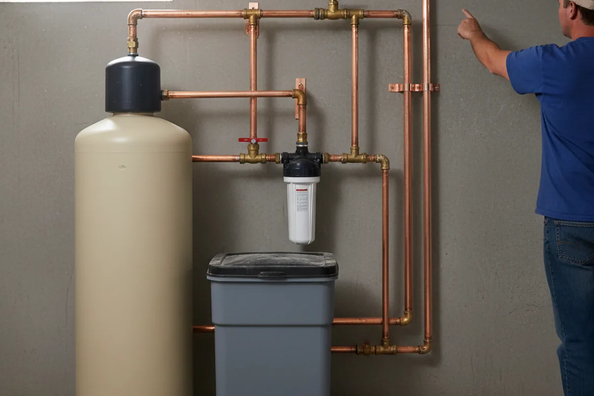 Whole-house water treatment system installed in Pomfret Center